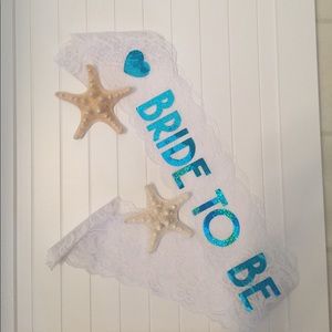 Bride to be sash
